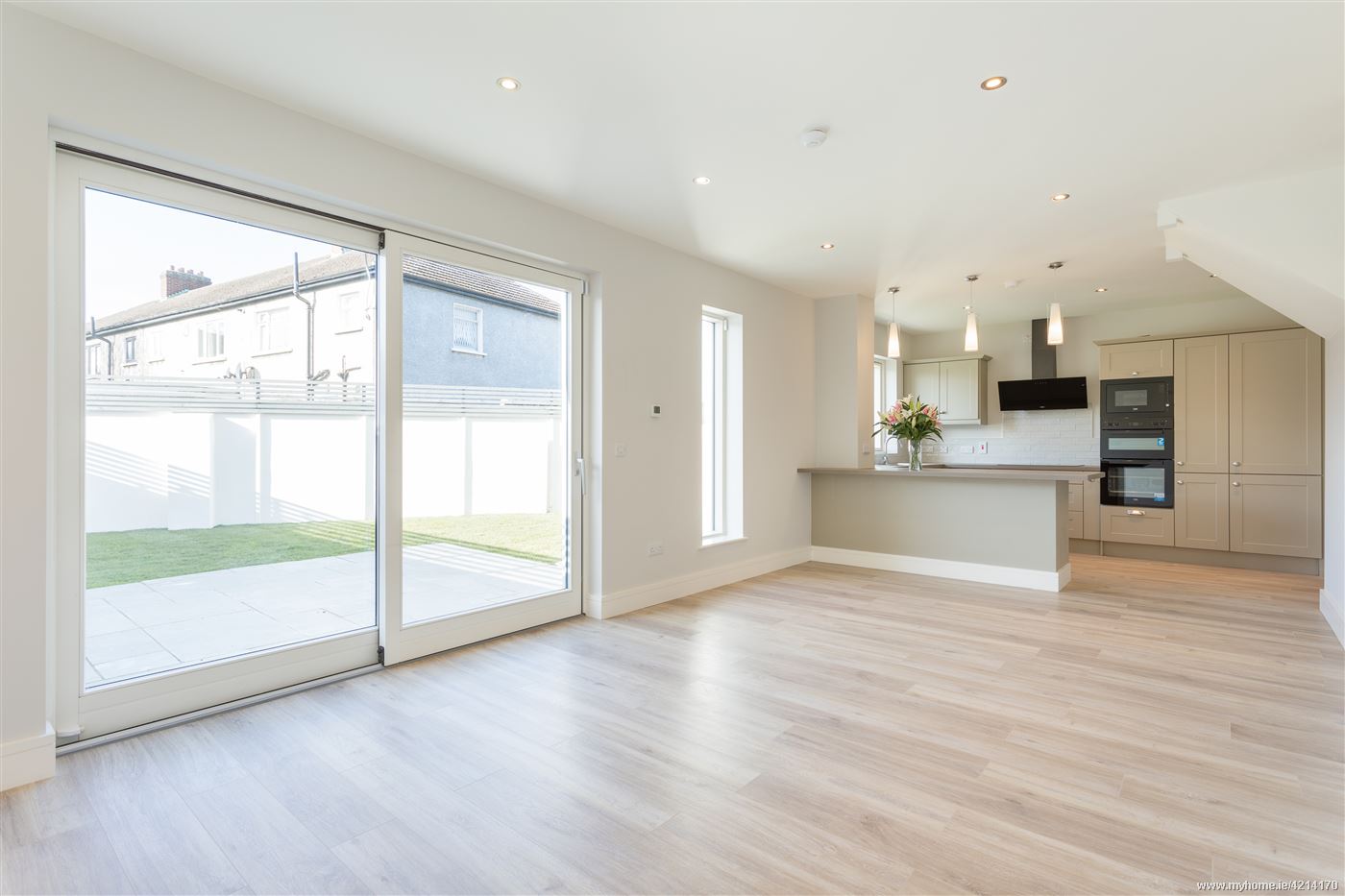 Dining Room & Kitchen inside Hillsbrook Grove project